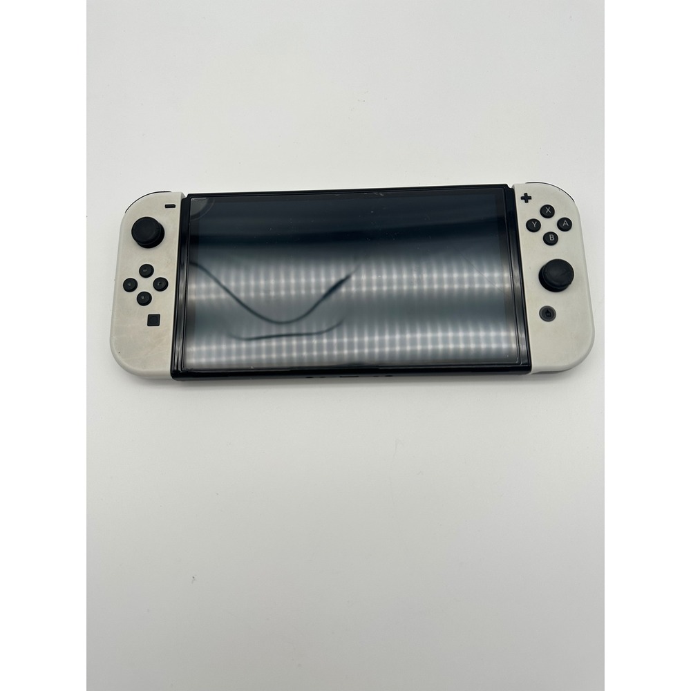 Nintendo Switch OLED White Console for PARTS Broken